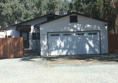 long view of house construction project of tlb builder