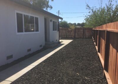 long view of house construction project of tlb builder